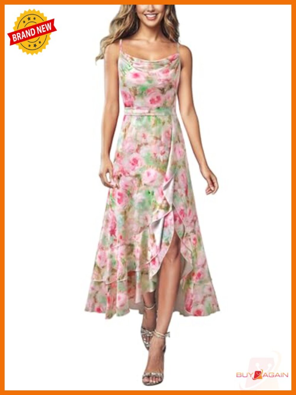 Cocktail Party High Low A Line Dress